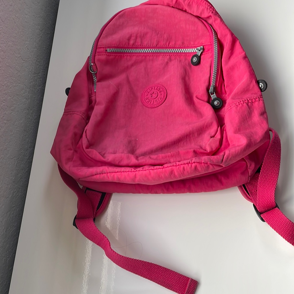 Kipling Backpack. Monkey Keychain Removed: